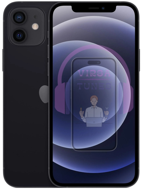 iPhone 12 Nero nuovo dietro