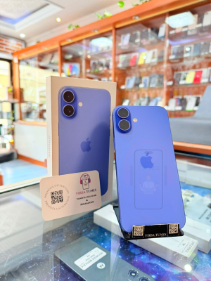 iPhone 16 Plus Blu oltremare dietro